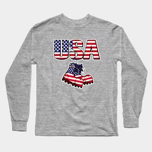 God bless America the land of the free Long Sleeve T-Shirt